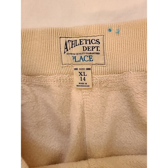 The Childrens Place Kids Cream sweatpants Size Xl 14 - Picture 4 of 7